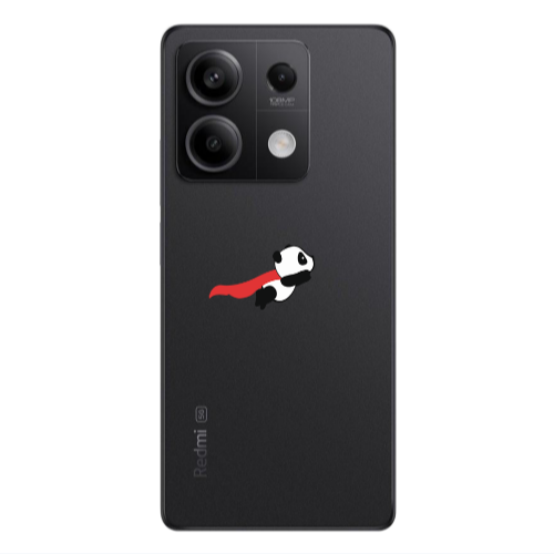 Xiaomi Redmi Note 13 5G kite flying panda Transparent Silicone TPU Θήκη