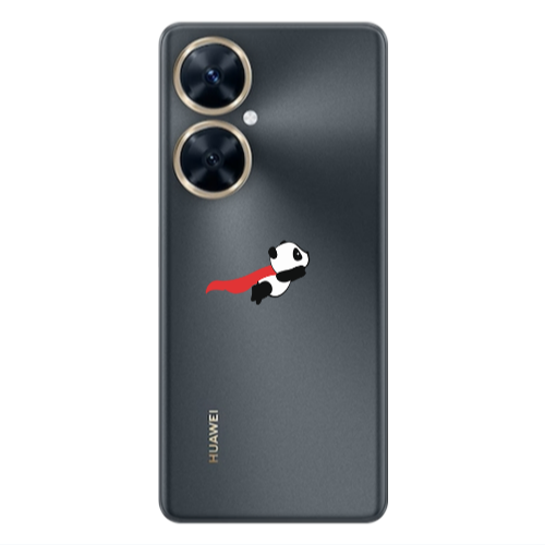 Huawei Nova 11i kite flying panda Transparent Silicone TPU Θήκη