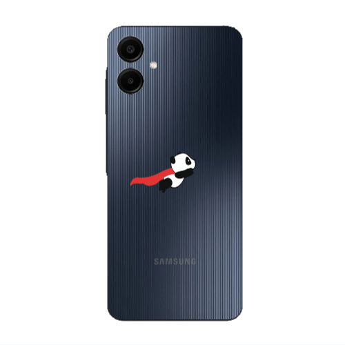 Samsung A06 kite flying panda Transparent Silicone TPU Θήκη
