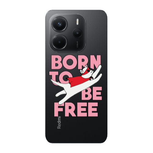 Xiaomi Redmi Note 14 Born Free Transparent Silicone TPU Θήκη