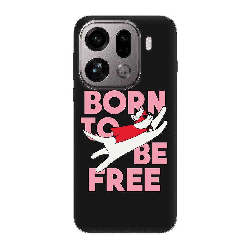 Oppo Find X9 Pro Born Free Black Colored Silicone TPU Θήκη