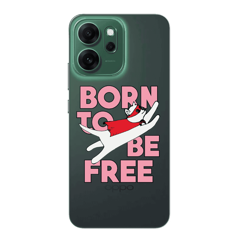 Oppo 14 F Born Free Transparent Silicone TPU Θήκη