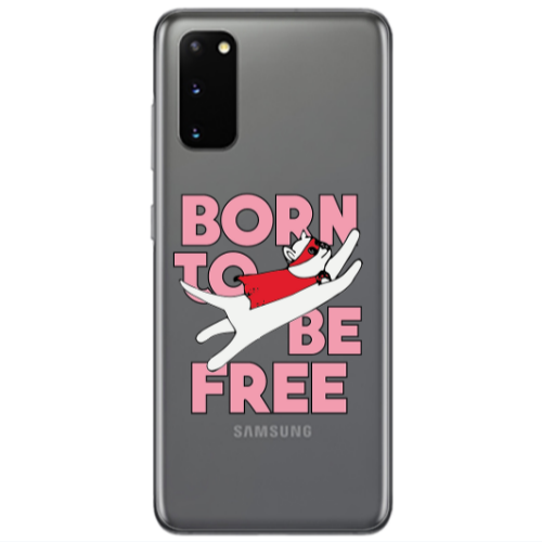 Samsung S20 Born Free Transparent Silicone TPU Θήκη