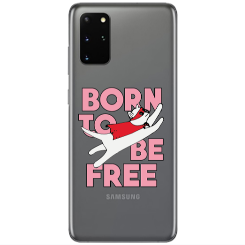 Samsung S20 Plus Born Free Transparent Silicone TPU Θήκη