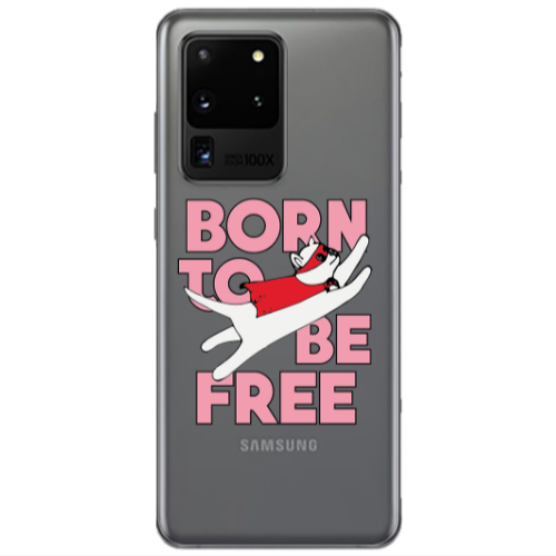 Samsung S20 Ultra Born Free Transparent Silicone TPU Θήκη