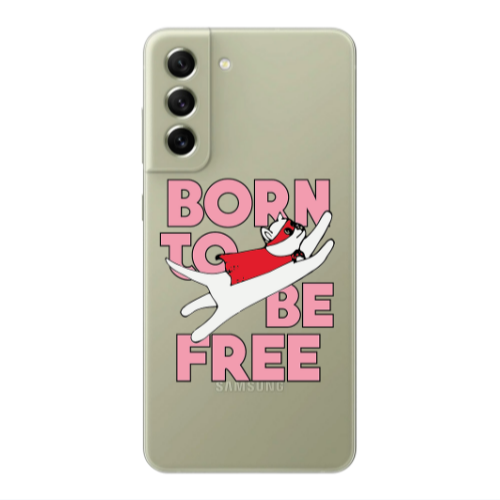 Samsung S22 Plus Born Free Transparent Silicone TPU Θήκη