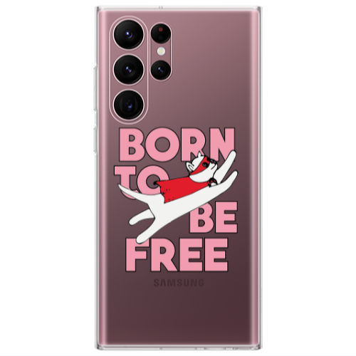 Samsung S22 Ultra Born Free Transparent Silicone TPU Θήκη