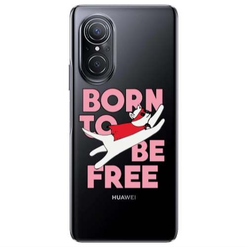 Huawei Nova 9 SE Born Free Transparent Silicone TPU Θήκη