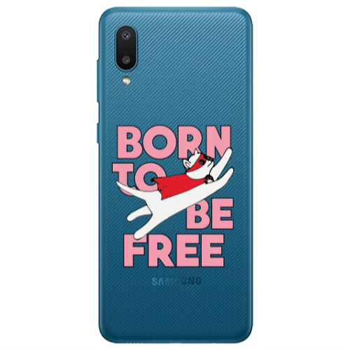 Samsung A02 Born Free Transparent Silicone TPU Θήκη