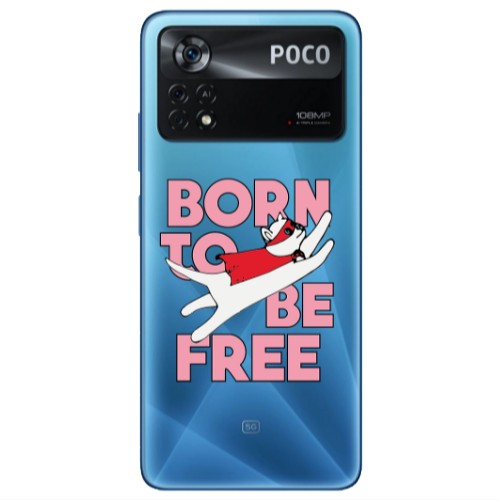 Xiaomi Poco X4 Pro Born Free Transparent Silicone TPU Θήκη