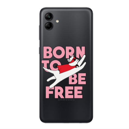 Samsung A04 Born Free Transparent Silicone TPU Θήκη