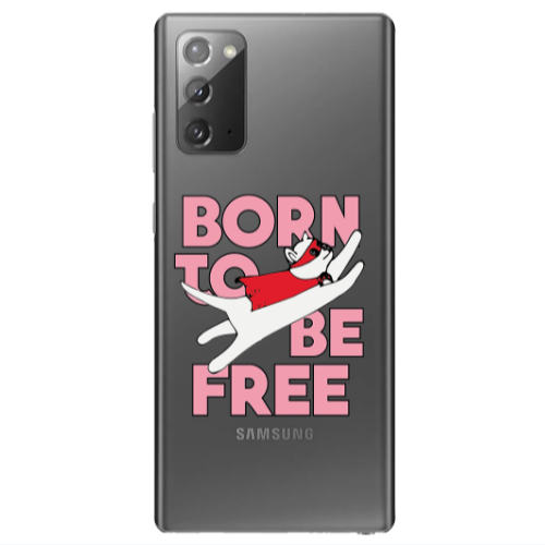 Samsung Note 20 Born Free Transparent Silicone TPU Θήκη