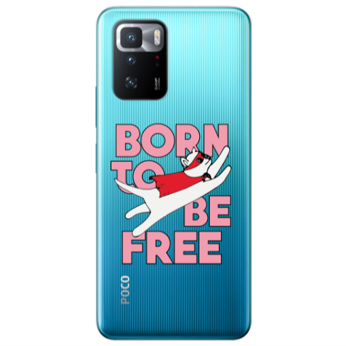 Xiaomi Poco X3 GT Born Free Transparent Silicone TPU Θήκη