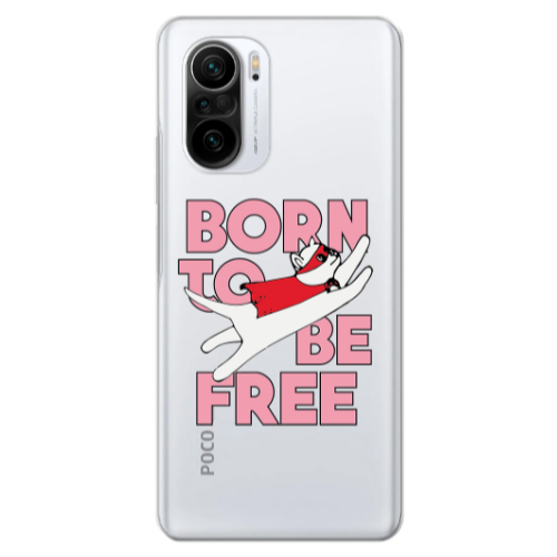 Xiaomi Poco F3 Born Free Transparent Silicone TPU Θήκη