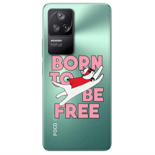 Xiaomi Poco F4 Born Free Transparent Silicone TPU Θήκη