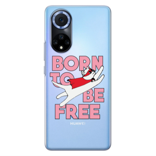 Huawei Nova 9 Born Free Transparent Silicone TPU Θήκη