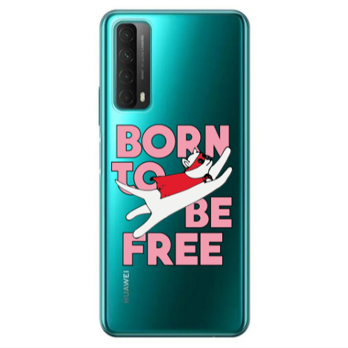 Huawei P Smart 2021 Born Free Transparent Silicone TPU Θήκη