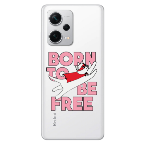 Xiaomi Redmi Note 12 5G Born Free Transparent Silicone TPU Θήκη