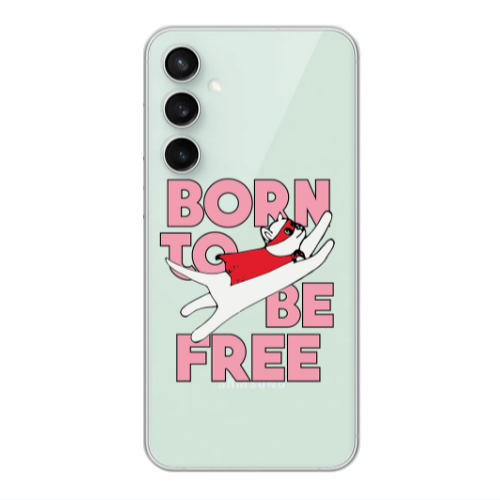 Samsung S23FE Born Free Transparent Silicone TPU Θήκη
