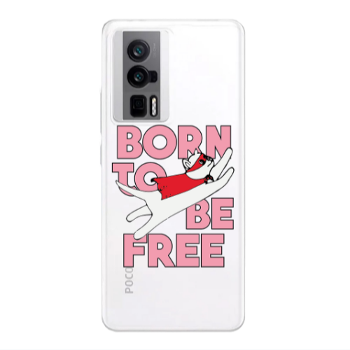 Xiaomi Poco F5 Pro Born Free Transparent Silicone TPU Θήκη