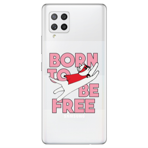 Samsung A42 5G Born Free Transparent Silicone TPU Θήκη