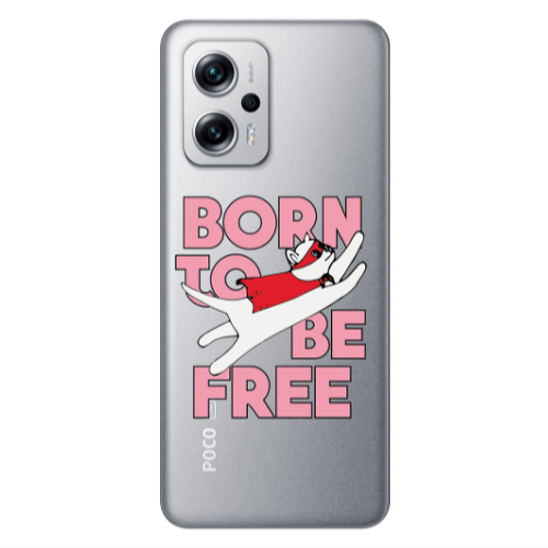 Xiaomi Poco X4 GT Born Free Transparent Silicone TPU Θήκη