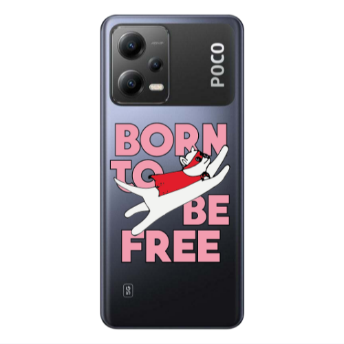 Xiaomi Poco X5 Born Free Transparent Silicone TPU Θήκη