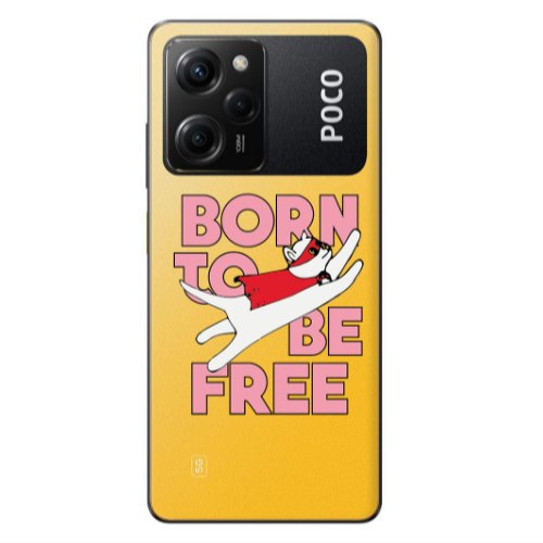 Xiaomi Poco X5 Pro Born Free Transparent Silicone TPU Θήκη