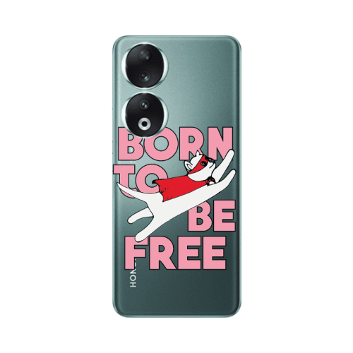 Honor 90 5G Born Free Transparent Silicone TPU Θήκη