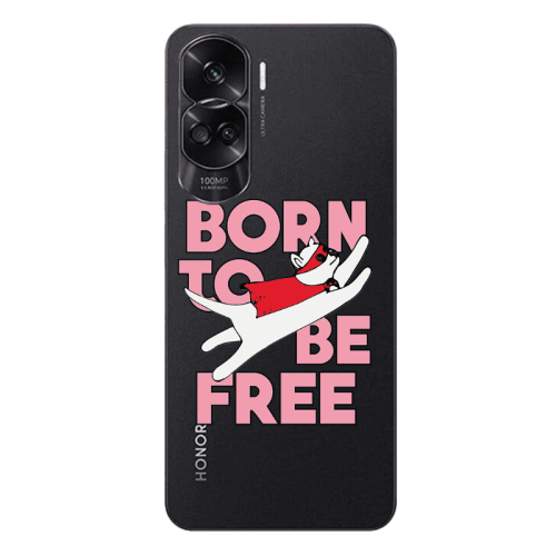Honor 90 Lite 5G Born Free Transparent Silicone TPU Θήκη