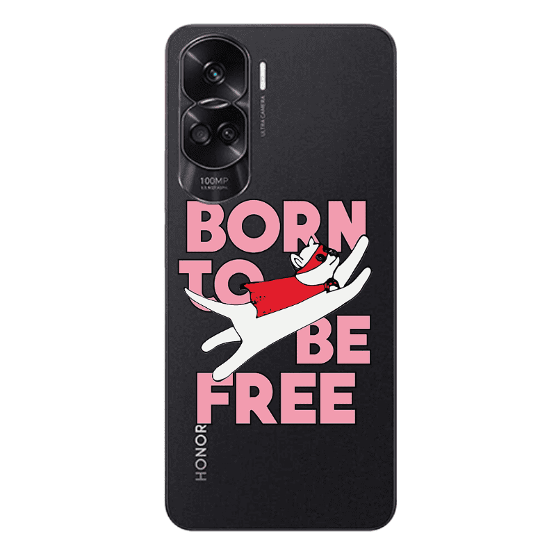 Honor 90 Lite 5G Born Free Transparent Silicone TPU Θήκη