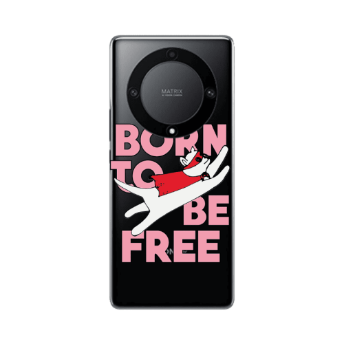 Honor Magic5 Lite 5G Born Free Transparent Silicone TPU Θήκη
