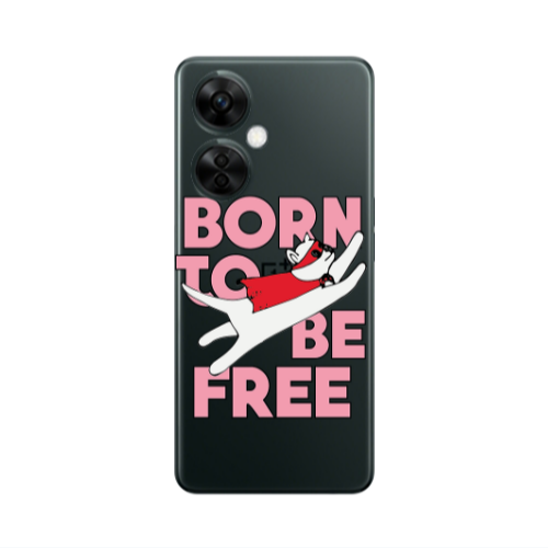 Oneplus Nord CE 3 Lite 5G Born Free Transparent Silicone TPU Θήκη