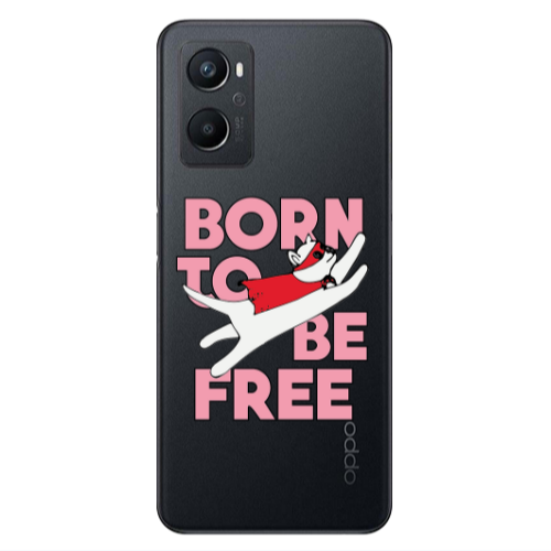 Oppo A 96 Born Free Transparent Silicone TPU Θήκη