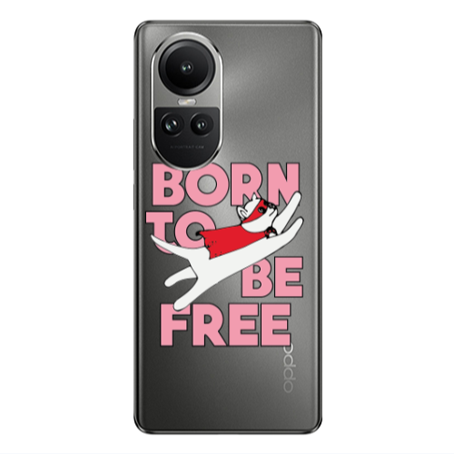 Oppo Reno10 5G Born Free Transparent Silicone TPU Θήκη