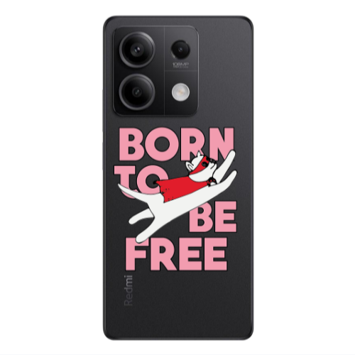 Xiaomi Redmi Note 13Pro 5G Born Free Transparent Silicone TPU Θήκη