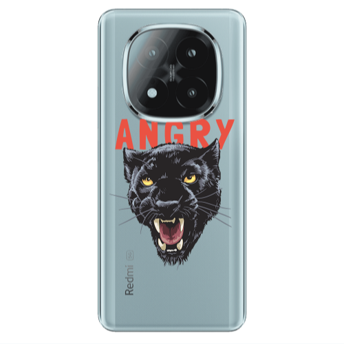 Xiaomi Redmi Note 14 Pro + 5g Pointed teeth Transparent Silicone TPU Θήκη