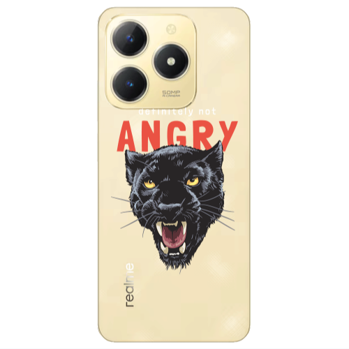 Realme C61 Pointed teeth Transparent Silicone TPU Θήκη