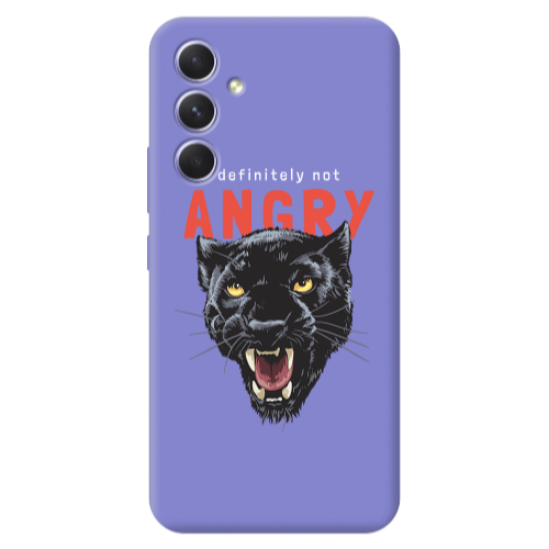 Samsung A56 Pointed teeth Purple Colored Silicone TPU Θήκη