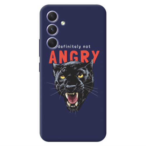 Samsung A56 Pointed teeth Dark blue Colored Silicone TPU Θήκη