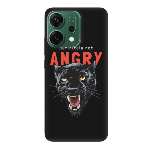 Oppo RENO 14 Pointed teeth Black Colored Silicone TPU Θήκη