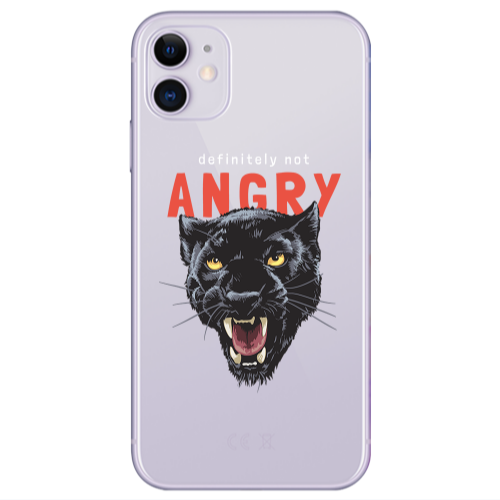 Apple iPhone 11  Pointed teeth Transparent Silicone TPU Θήκη