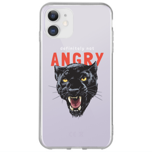 Apple iPhone 12 Pointed teeth Transparent Silicone TPU Θήκη