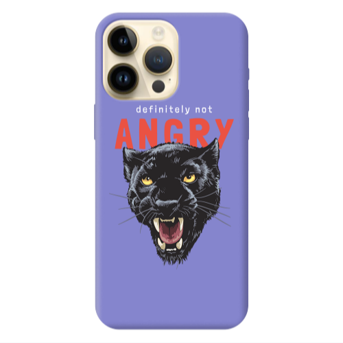 Apple iPhone 13 Pro Max Pointed teeth Purple Colored Silicone TPU Θήκη
