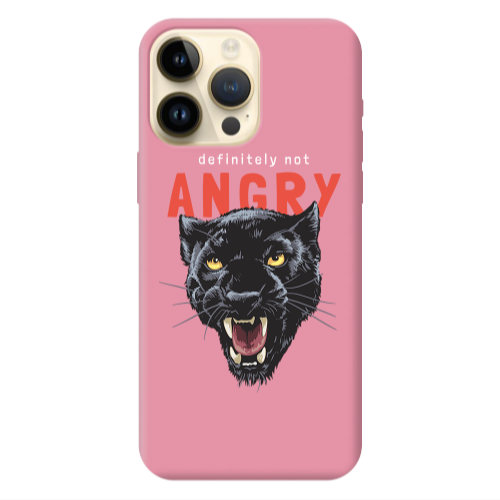 Apple iPhone 13 Pro Max Pointed teeth Pink Colored Silicone TPU Θήκη