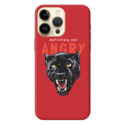Apple iPhone 13 Pro Max Pointed teeth Red Colored Silicone TPU Θήκη