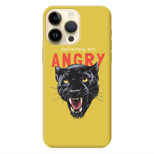 Apple iPhone 13 Pro Max Pointed teeth Yellow Colored Silicone TPU Θήκη
