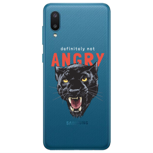 Samsung A02 Pointed teeth Transparent Silicone TPU Θήκη