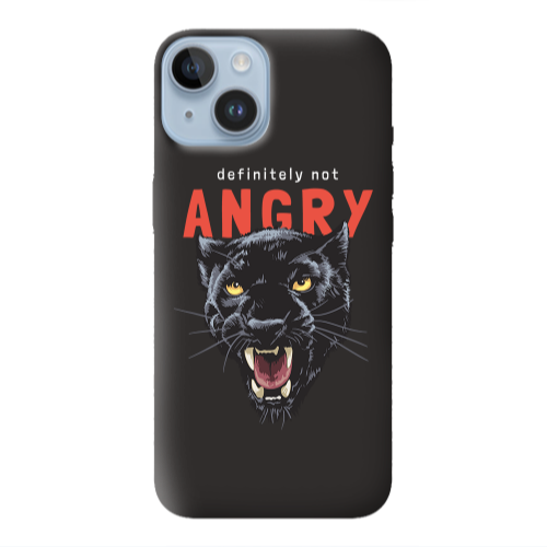 Apple iPhone 14  Pointed teeth Black Colored Silicone TPU Θήκη