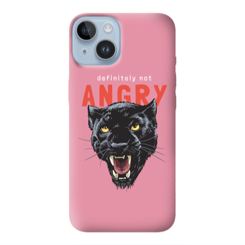 Apple iPhone 14 Plus Pointed teeth Pink Colored Silicone TPU Θήκη